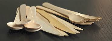 Disposable/Biodegradable Cutlery, Wooden Kitchen Utensils, Plates, Forks,  Knives, Spoons | Eco-Gecko.Com