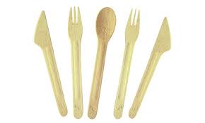 Bamboo Cutlery | Disposable Bamboo Fork, Spoon, Knife and Spork